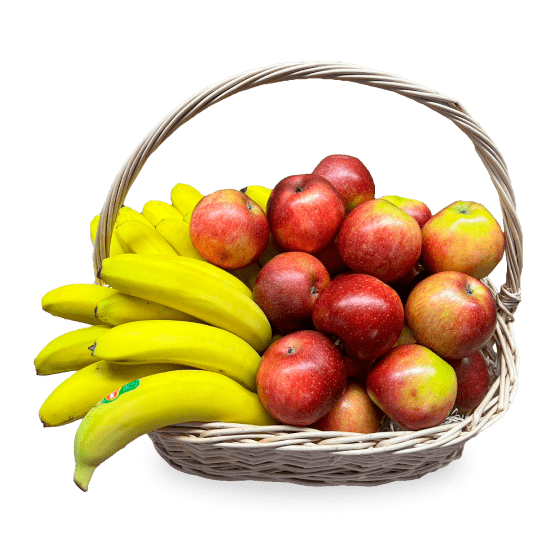 Apfel banane Korb 1 Fruits4Work