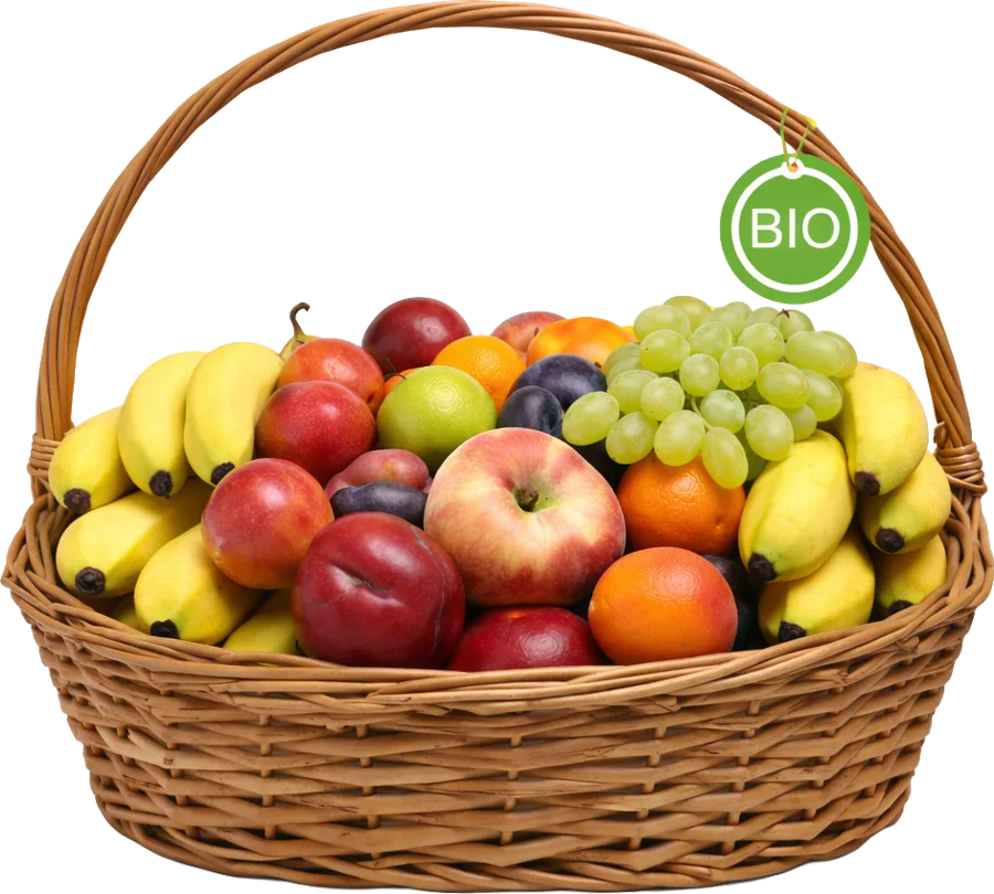 Obstkorb Premium Bio von Fruits4Work aus kontrolliert biologischem Anbau
