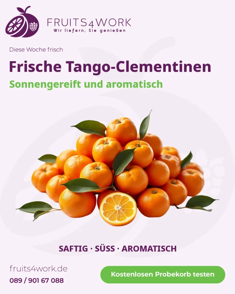 Frische Tango-Clementinen fürs Büro